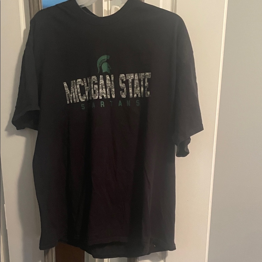Gildan Black Michigan State Spartans Tee